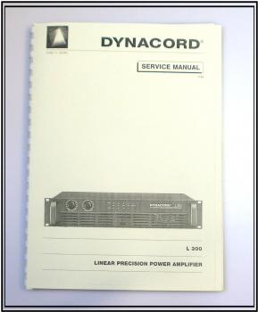 Dynacord Linear-Power Endstufe L-300 / technische Unterlage